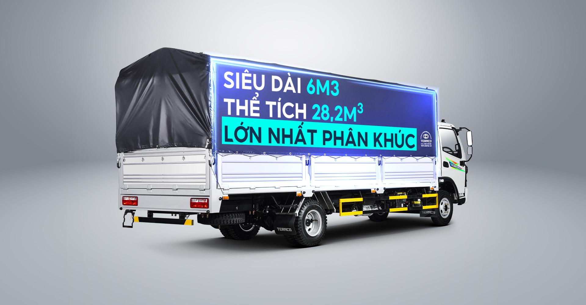 Tera345SL Plus - Ông Vua Xe Tải 3.5 Tấn Thùng Dài 6m3