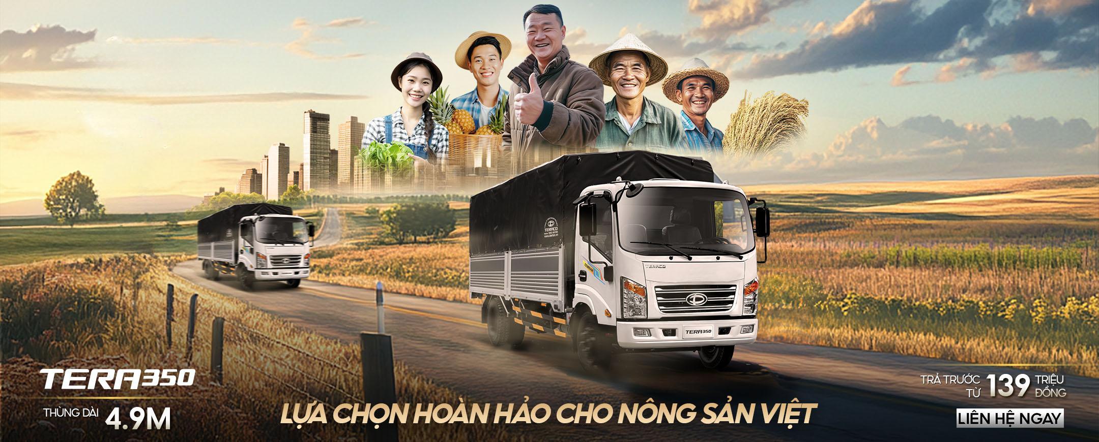 TẢI NHẸ TERACO PHÂN KHÚC 3-5 TẤN – CHIẾN BINH VẬN TẢI LIÊN MIỀN