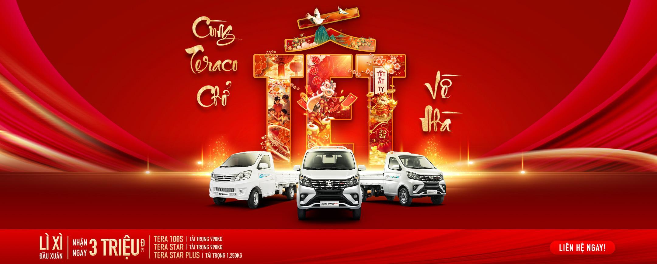 TẢI NHẸ MÁY XĂNG TERACO – THIẾT KẾ TIÊN PHONG – VẬN HÀNH LINH HOẠT