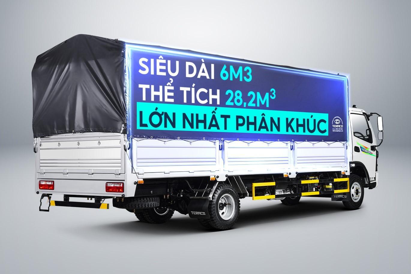 thùng xe teraco lon nhat phan khuc